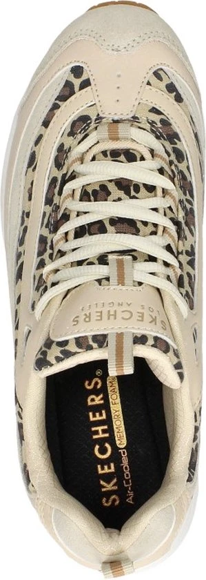 Skechers Uno Wild Streets Dames Sneakers - White/Leopard - Maat 40 - Afbeelding 25