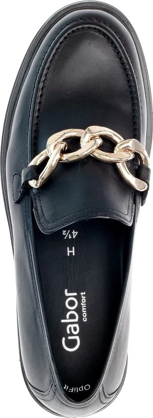 Gabor Instappers Zwart Leer 132301 - Dames - Maat 36.5 - Afbeelding 6