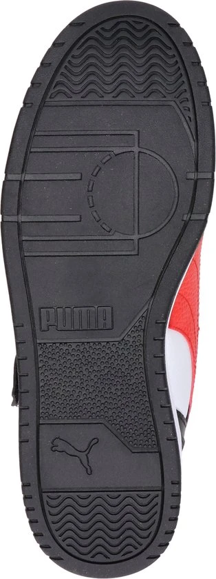 PUMA RBD Game Unisex Sneakers - White/HighRiskRed/Black/TeamGold - Maat 44 - Afbeelding 7