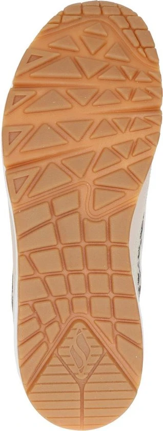 Skechers Uno Wild Streets Dames Sneakers - White/Leopard - Maat 40 - Afbeelding 7