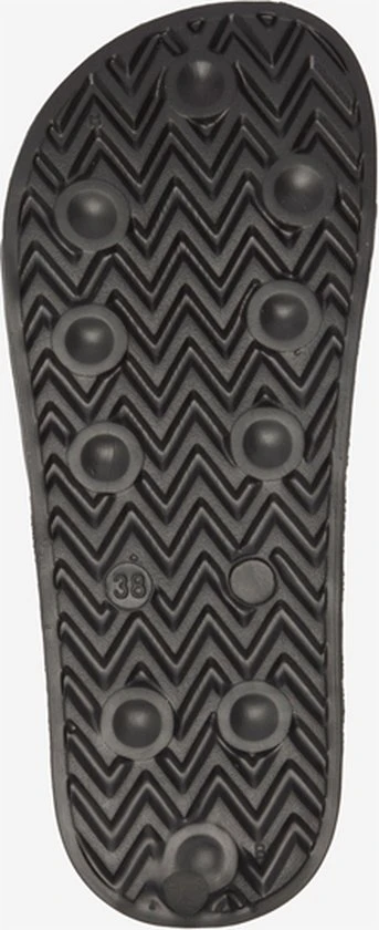 Dutchy Dames Badslippers Zwart - Zwart - Maat 37 - Afbeelding 6