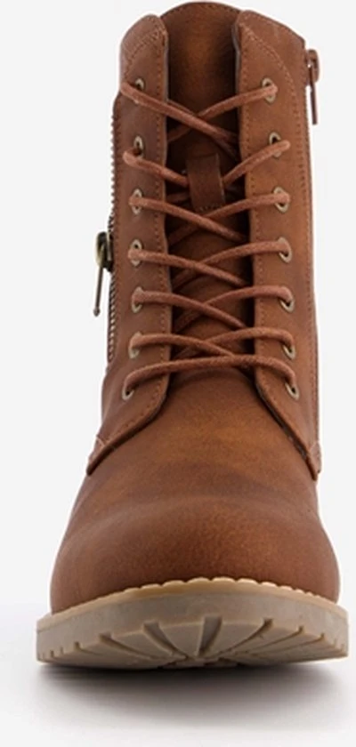 Blue Box Dames Veterboots - Cognac - Maat 37 - Afbeelding 2