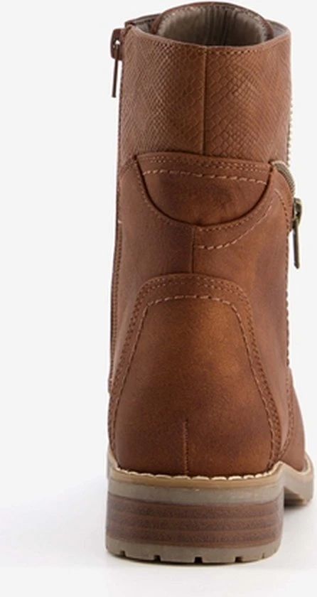 Blue Box Dames Veterboots - Cognac - Maat 37 - Afbeelding 4