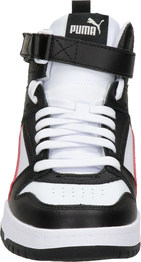 PUMA RBD Game Unisex Sneakers - White/HighRiskRed/Black/TeamGold - Maat 44 - Afbeelding 3