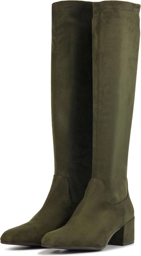 Lamica Klassieke Laarzen Dames / Laarzen / Damesschoenen - Suède - Yesanna 5171 - Groen - Maat 39 - Afbeelding 2