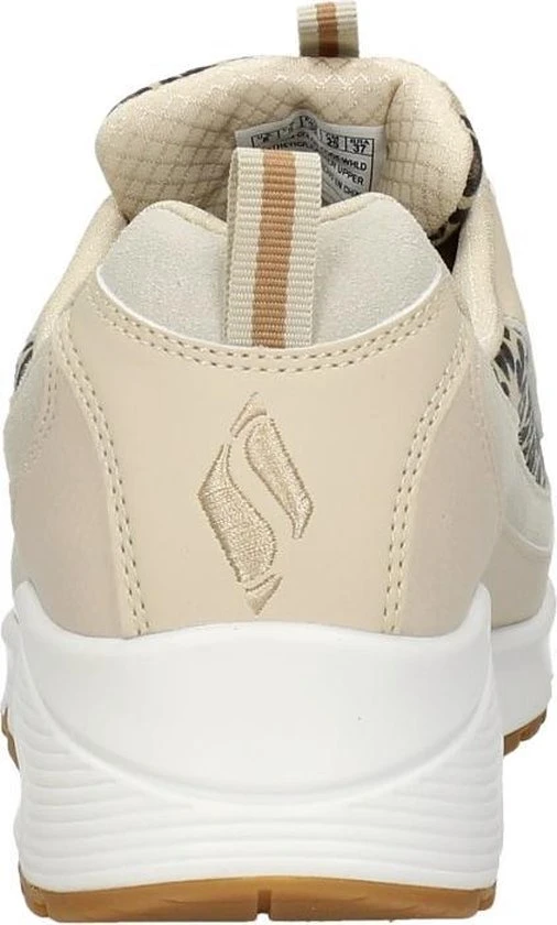 Skechers Uno Wild Streets Dames Sneakers - White/Leopard - Maat 40 - Afbeelding 16