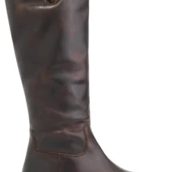 Travelin Daneborg - Leren Dameslaars - Wol Gevoerd - Donkerbruin Leer - Maat 37