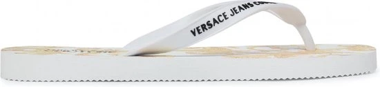 Versace Jeans Couture Fondo Flip Flop Dis. SQ7 Dames Slippers - Wit - Maat 40 - Afbeelding 2
