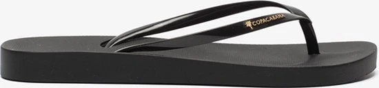 Copacabana Vegan Dames Teenslippers Zwart - Zwart - Maat 40/41 - Afbeelding 6