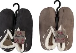 Apollo Sloffen - Pantoffels Dames - Pantoffels - Spaanse Sloffen - Spaanse Sloffen Dames - Bruin - Maat 41/42