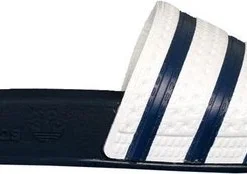 Adidas Slippers - Maat 38 - Unisex - Navy,wit