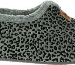 Nelson Home Dames Pantoffel - Grijs - Maat 40