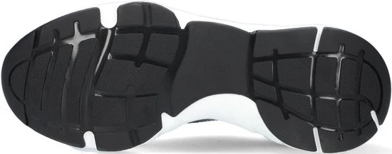 HUB Rock-w Lage Sneakers - Leren Sneaker - Dames - Zwart - Maat 41 - Afbeelding 4