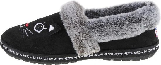Skechers Too Cozy-Meow Pajama 33355-BLK, Vrouwen, Zwart, Pantoffels, Maat: 39 - Afbeelding 2