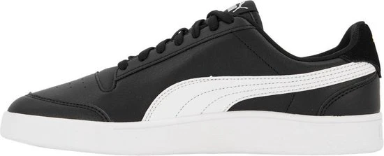 PUMA Shuffle Unisex Sneakers - Black/White/TeamGold - Maat 44 - Afbeelding 9