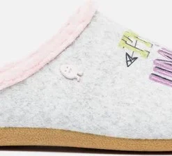 Hot Potatoes Dundalk Sloffen Dames - Grijs - Maat 38