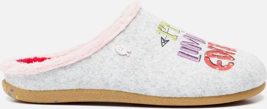 Hot Potatoes Dundalk Sloffen Dames - Grijs - Maat 38