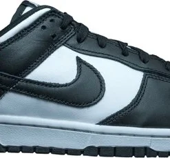 Nike Dunk Low Retro White Black (2021) Panda DD1391-100 Maat 47.5 ZWART