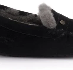 Warmbat Sloffen - Maat 36 - Vrouwen - Zwart/grijs