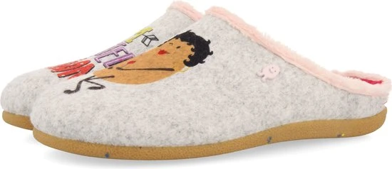 Hot Potatoes Dundalk Sloffen Dames - Grijs - Maat 38 - Afbeelding 4