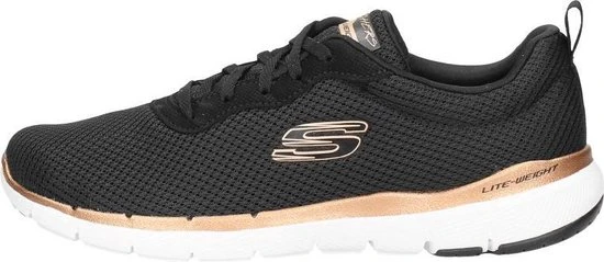 Skechers Flex Appeal 3.0 Sportschoenen - Zwart - Maat 39 - Extra Comfort - Memory Foam - Afbeelding 22