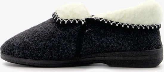 Hush Puppies Dames Pantoffels - Zwart - Maat 39 - Sloffen - Afbeelding 3