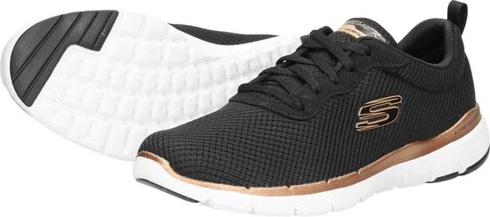 Skechers Flex Appeal 3.0 Sportschoenen - Zwart - Maat 39 - Extra Comfort - Memory Foam - Afbeelding 33