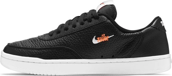 Nike Court Vintage Prm Dames Sneakers - Black/White-Total Orange - Maat 36 - Afbeelding 3