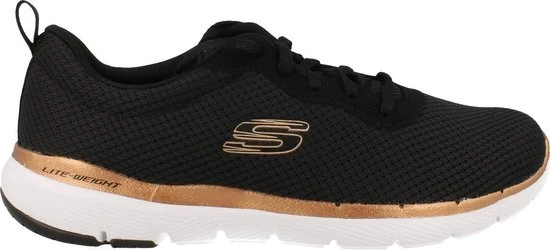 Skechers Flex Appeal 3.0 Sportschoenen - Zwart - Maat 39 - Extra Comfort - Memory Foam - Afbeelding 44