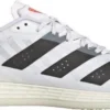 Adidas Adizero FastCourt 2 - Sportschoenen - Wit/oranje - Maat 46 2/3