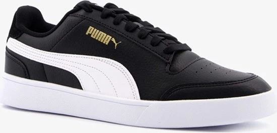 PUMA Shuffle Unisex Sneakers - Black/White/TeamGold - Maat 44 - Afbeelding 14