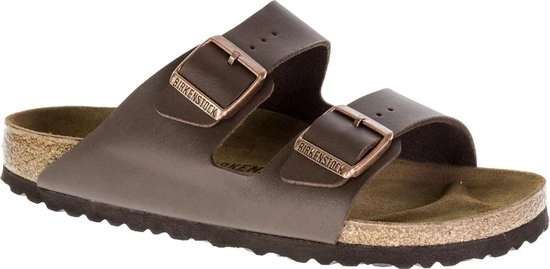 Birkenstock Arizona Dames Slippers - Brown - Maat 36