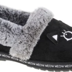 Skechers Too Cozy-Meow Pajama 33355-BLK, Vrouwen, Zwart, Pantoffels, Maat: 39