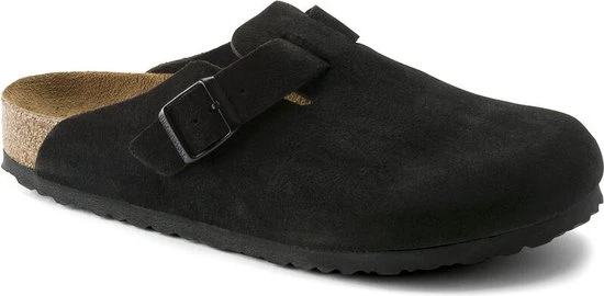 Birkenstock Boston Regular Clogs - Zwart - Maat 43