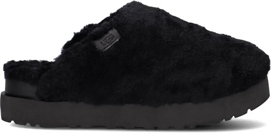 UGG W Fuzz Sugar Slide Pantoffels - Sloffen - Dames - Zwart - Maat 38