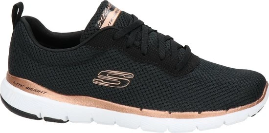 Skechers Flex Appeal 3.0 Sportschoenen - Zwart - Maat 39 - Extra Comfort - Memory Foam - Afbeelding 13