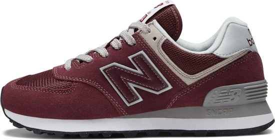New Balance 574 Dames Sneakers - Burgundy - Maat 38 - Afbeelding 3