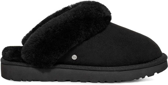 UGG W Classic Slipper II Dames Sloffen - Black - Maat 37 - Afbeelding 2