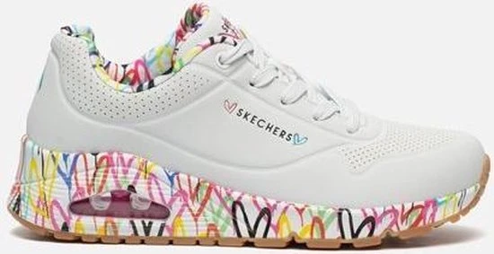 Skechers UNO - LOVING LOVE Dames Sneakers - Maat 38 - Afbeelding 23