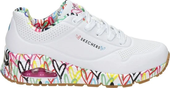 Skechers UNO - LOVING LOVE Dames Sneakers - Maat 38 - Afbeelding 9