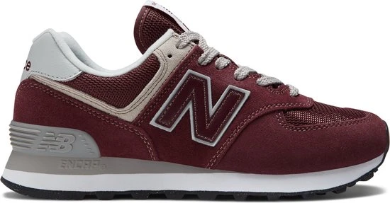 New Balance 574 Dames Sneakers - Burgundy - Maat 38