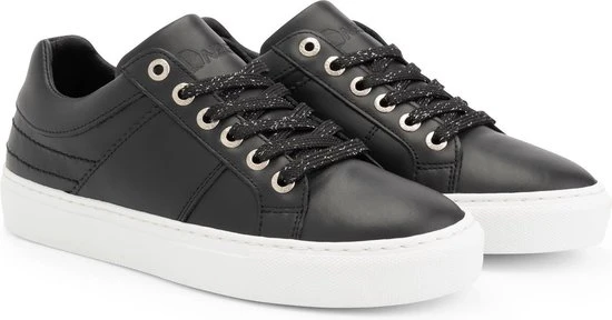 NoGRZ K.Cantley Leren Damessneakers - Zwart Leer - Maat 38 - Afbeelding 3