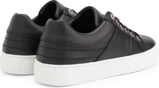 NoGRZ K.Cantley Leren Damessneakers - Zwart Leer - Maat 38 - Afbeelding 4