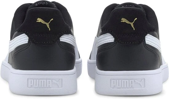 PUMA Shuffle Unisex Sneakers - Black/White/TeamGold - Maat 44 - Afbeelding 6