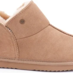 Warmbat Sloffen - Maat 37 - Vrouwen - Lichtbruin