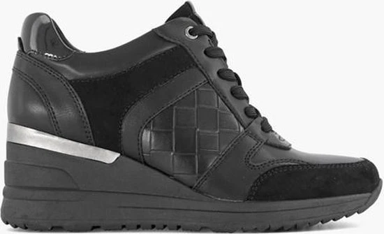 Graceland Zwarte Sneaker Sleehak - Maat 40 - Afbeelding 4