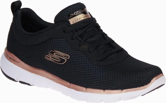 Skechers Flex Appeal 3.0 Sportschoenen - Zwart - Maat 39 - Extra Comfort - Memory Foam - Afbeelding 29