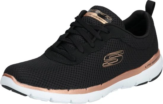 Skechers Flex Appeal 3.0 Sportschoenen - Zwart - Maat 39 - Extra Comfort - Memory Foam - Afbeelding 36