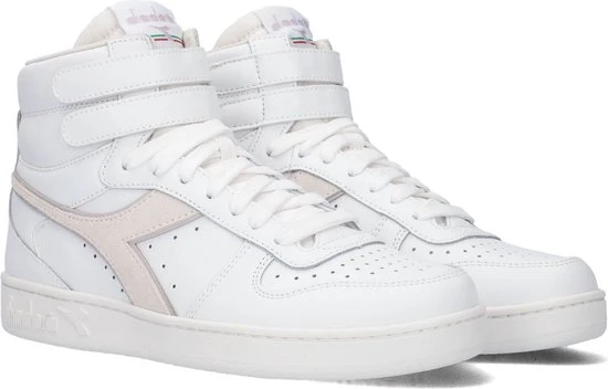 Diadora Magic Basket Demi Icona Mid Da Hoge Sneakers - Leren Sneaker - Dames - Wit - Maat 38 - Afbeelding 10