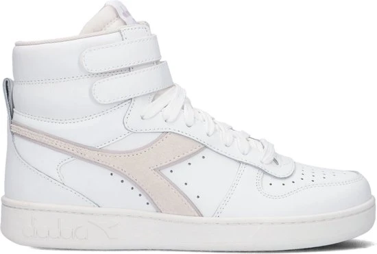 Diadora Magic Basket Demi Icona Mid Da Hoge Sneakers - Leren Sneaker - Dames - Wit - Maat 38 - Afbeelding 9